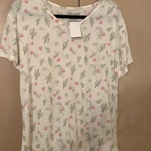 Cactus flower shirt